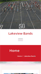 Mobile Screenshot of lakeviewbands.org